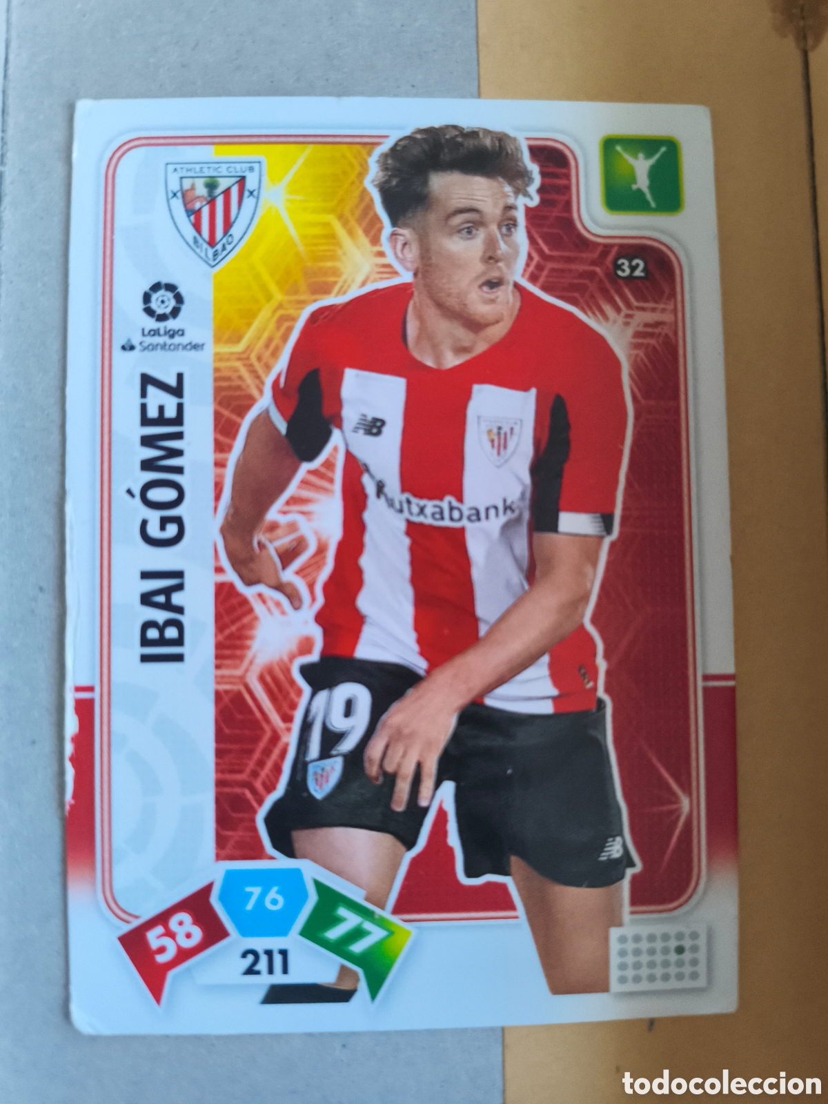 Cromos de F&uacute;tbol: IBAI G&Oacute;MEZ 32 Athletic Club Bilbao 2019-2020 ADRENALYN XL Panini