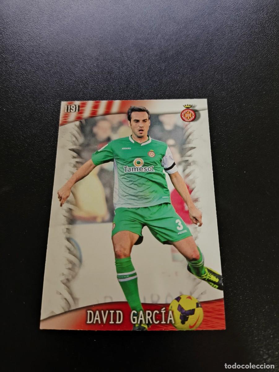 Cromos de F&uacute;tbol: 1191 David Garc&iacute;a GIRONA ULTIMA HORA MUNDICROMO LIGA 2013 2014 13 14 PLATINUM NO PANINI ESTE