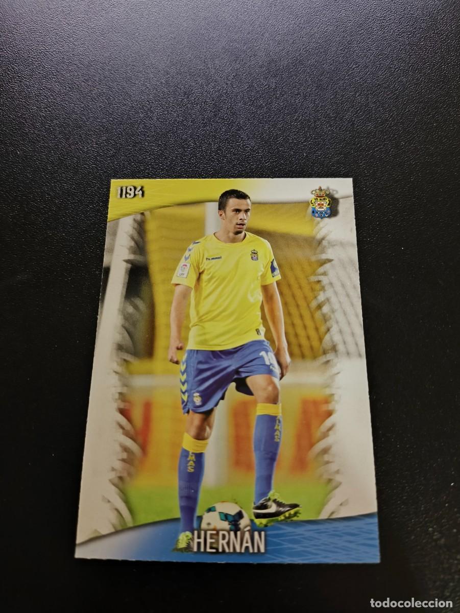 Cromos de F&uacute;tbol: 1194 Hern&aacute;n LAS PALMAS ULTIMA HORA MUNDICROMO LIGA 2013 2014 13 14 PLATINUM NO PANINI ESTE