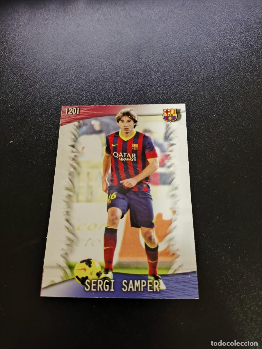 Cromos de F&uacute;tbol: 1201 Sergio Samper BARCELONA B ULTIMA HORA MUNDICROMO LIGA 2013 2014 13 14 PLATINUM NO PANINI ESTE