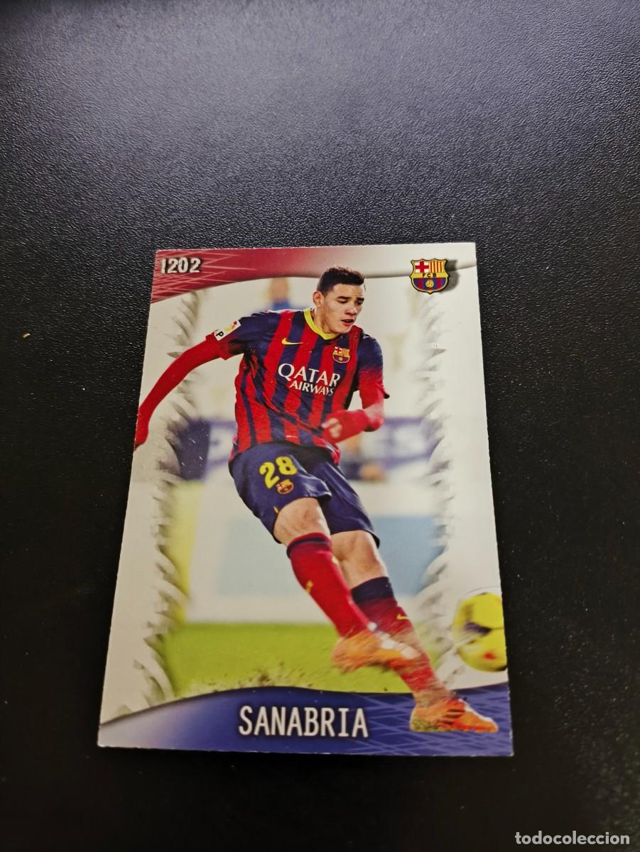 Cromos de F&uacute;tbol: 1202 Sanabria BARCELONA B ULTIMA HORA MUNDICROMO LIGA 2013 2014 13 14 PLATINUM NO PANINI ESTE