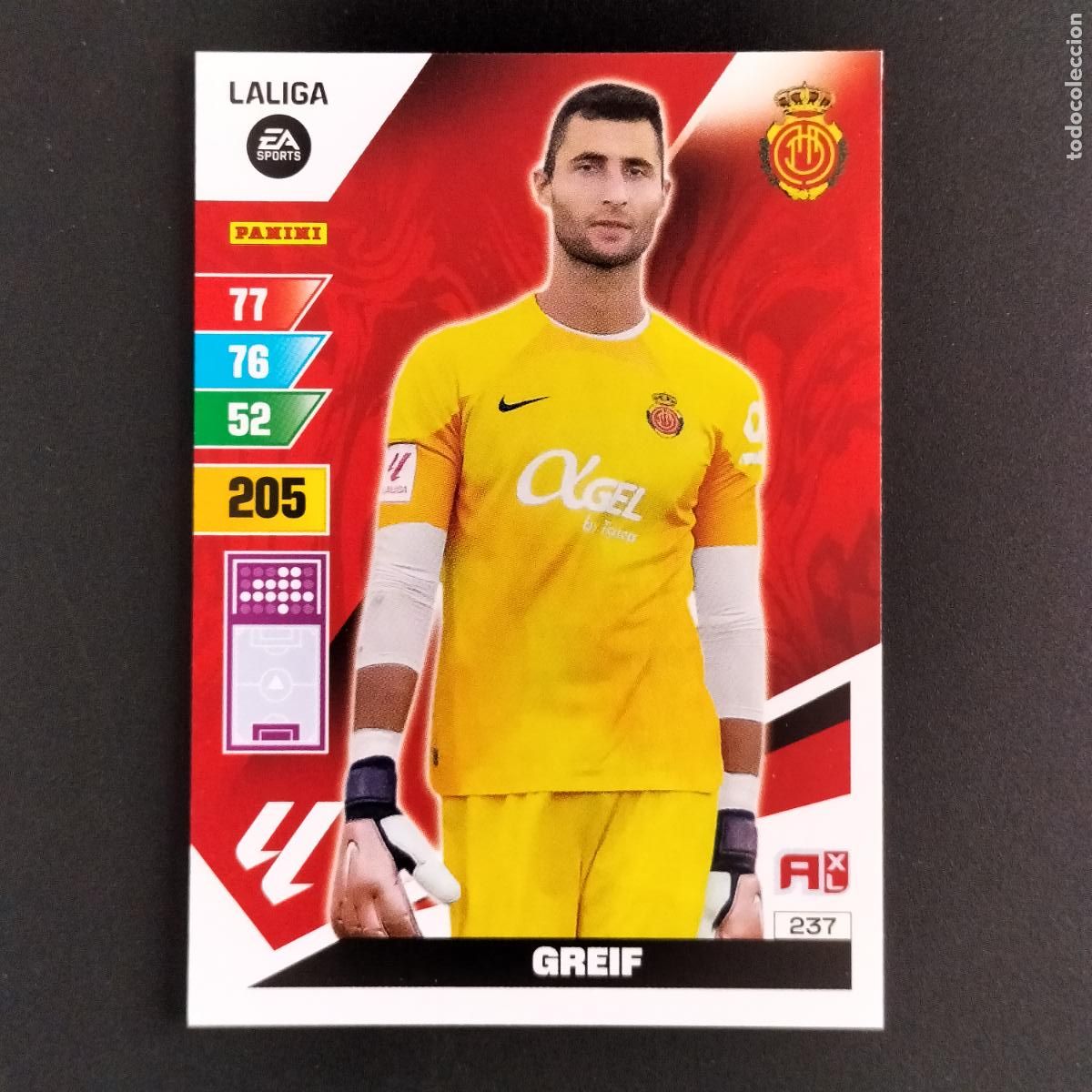 Cromos de F&uacute;tbol: 237 GREIF MALLORCA CROMOS ADRENALYN XL LALIGA CARD 2023 2024 23 214 PANINI