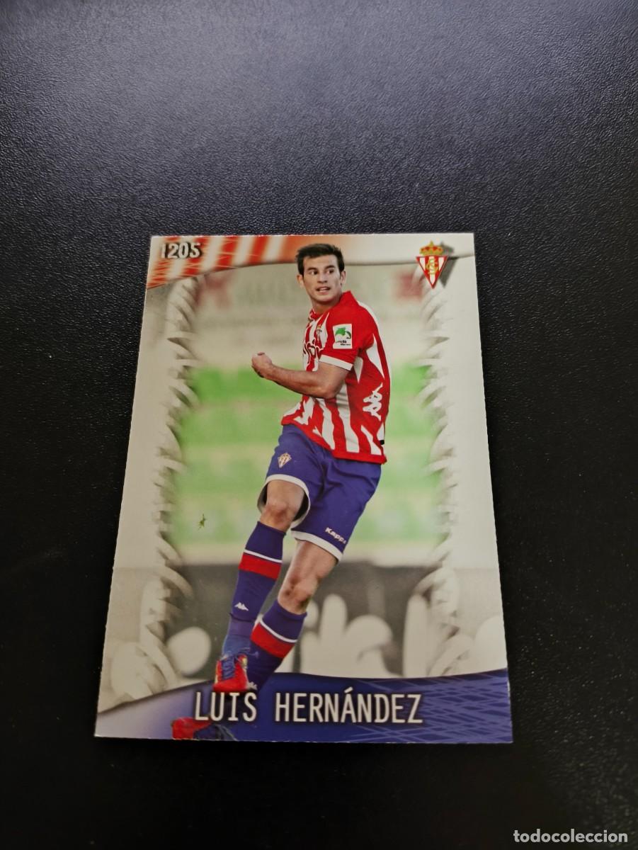 Cromos de F&uacute;tbol: 1205 Luis Hern&aacute;ndez GIJON ULTIMA HORA MUNDICROMO LIGA 2013 2014 13 14 PLATINUM NO PANINI ESTE
