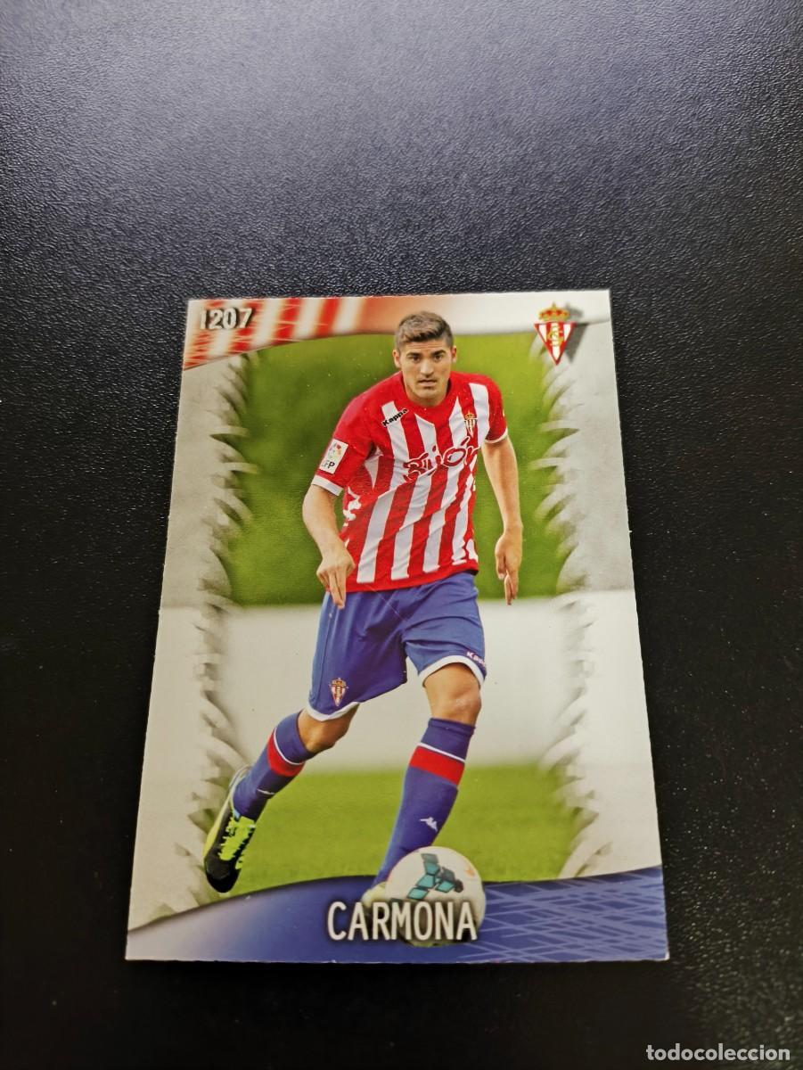 Cromos de F&uacute;tbol: 1207 Carmona sporting de GIJON ULTIMA HORA MUNDICROMO LIGA 2013 2014 13 14 PLATINUM NO PANINI ESTE