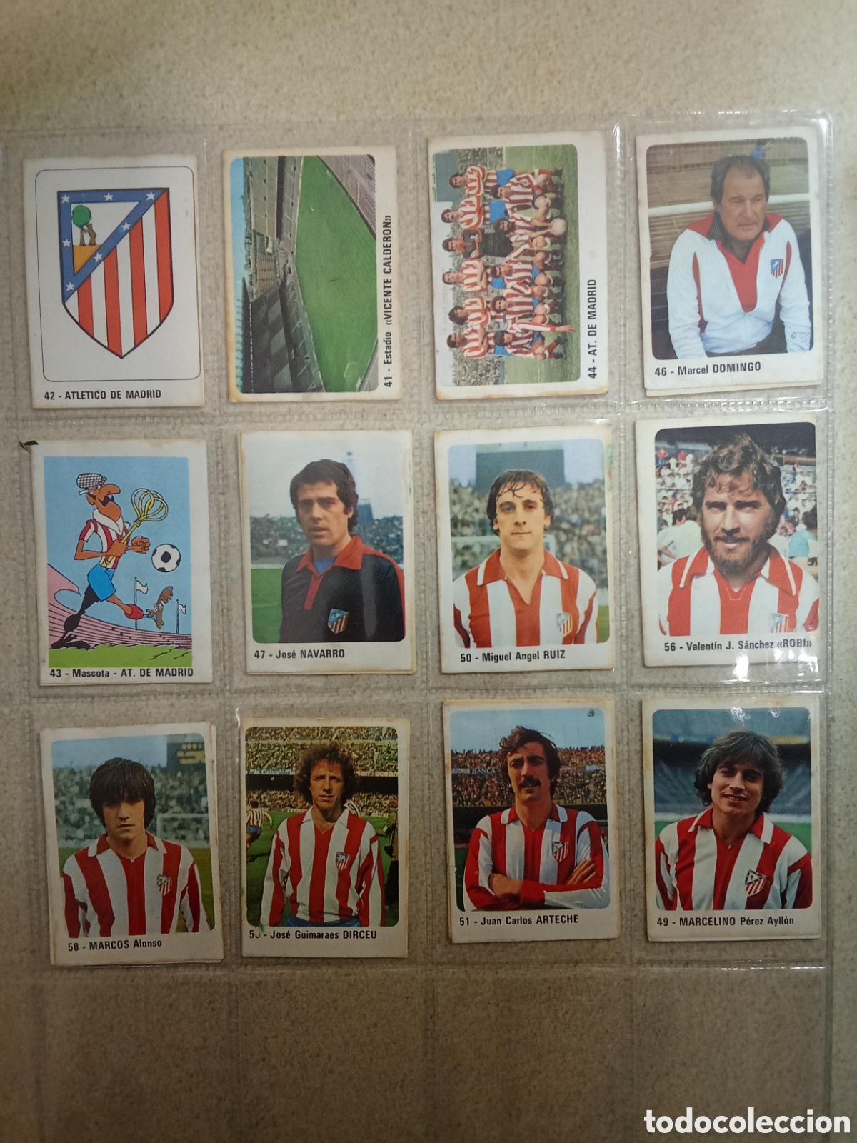Cromos de F&uacute;tbol: LOTE CROMOS CROMO CROM AT MADRID 1980 PANINI