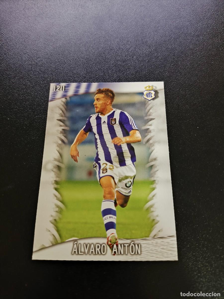 Cromos de F&uacute;tbol: 1211 &Aacute;lvaro Ant&oacute;n RECREATIVO ULTIMA HORA MUNDICROMO LIGA 2013 2014 13 14 PLATINUM NO PANINI ESTE