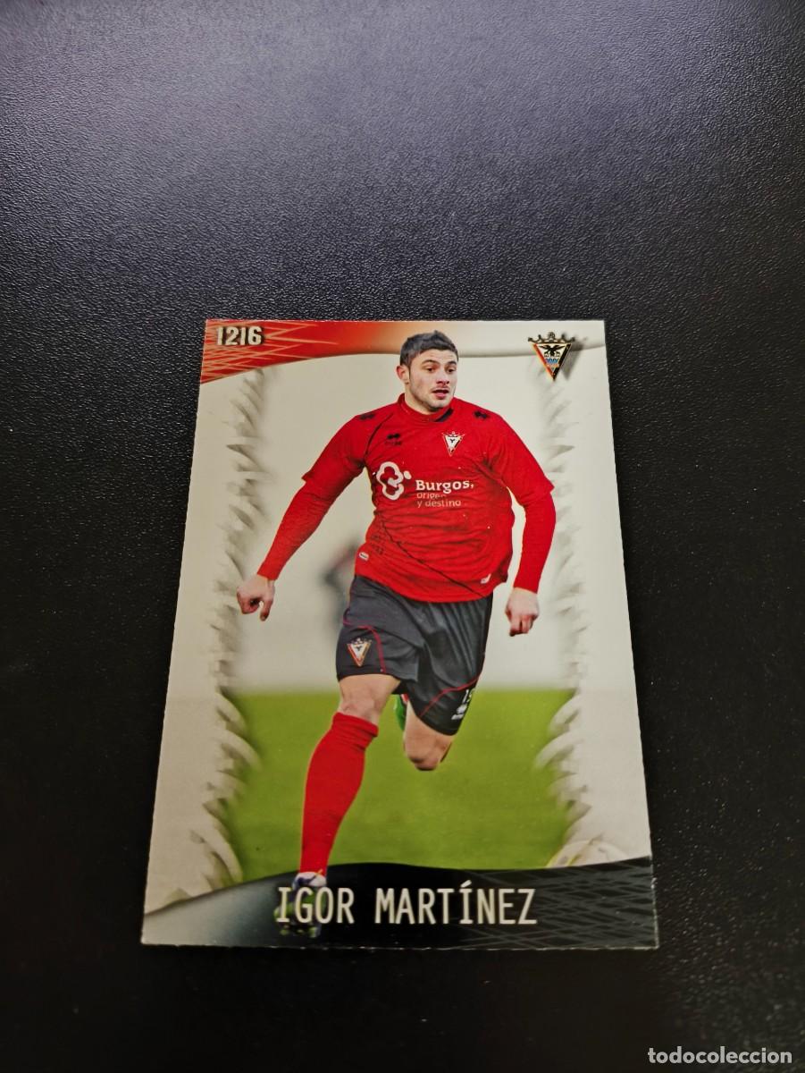 Cromos de F&uacute;tbol: 1216 Igor Mart&iacute;nez MIRANDES ULTIMA HORA III MUNDICROMO LIGA 2013 2014 13 14 PLATINUM NO PANINI ESTE