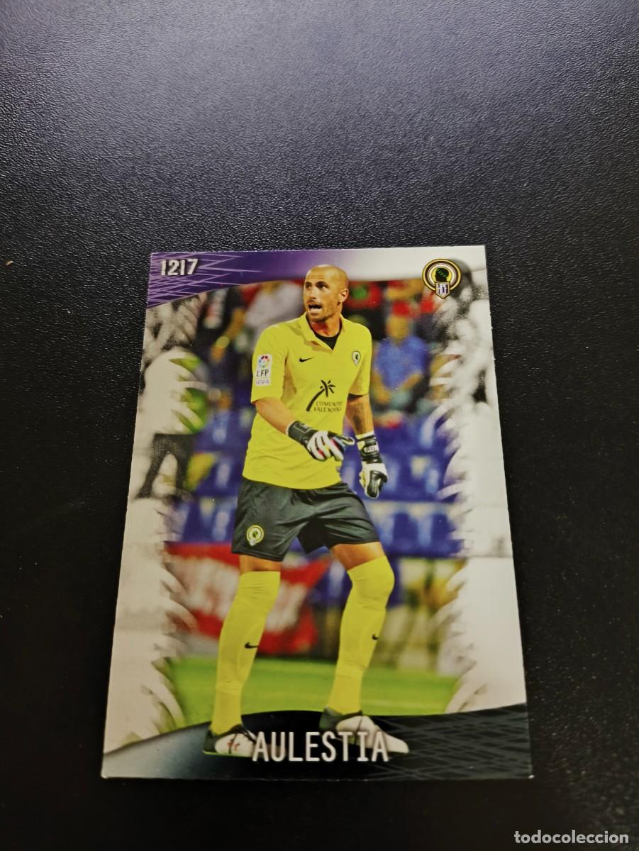 Cromos de F&uacute;tbol: 1217 Aulestia HERCULES ULTIMA HORA III MUNDICROMO LIGA 2013 2014 13 14 PLATINUM NO PANINI ESTE