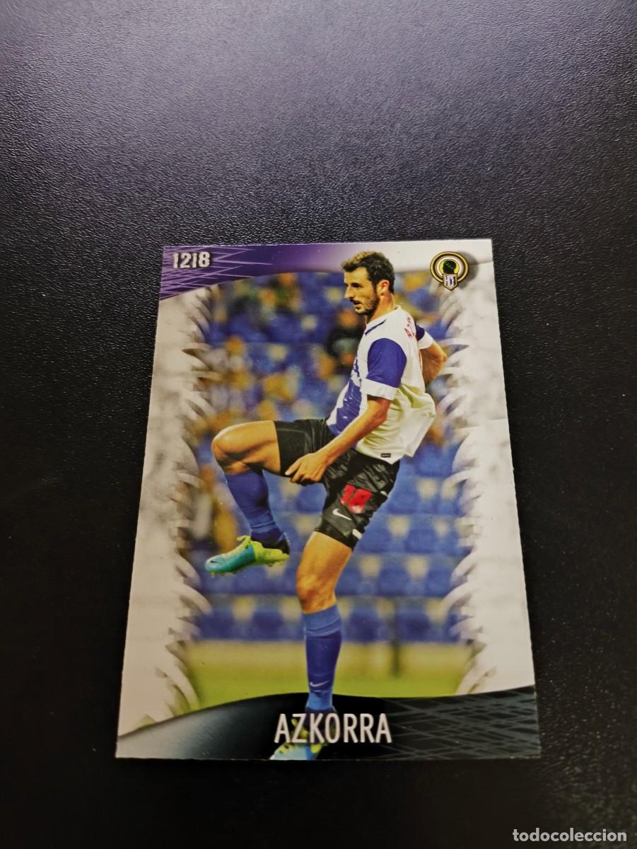Cromos de F&uacute;tbol: 1218 Azkorra HERCULES ULTIMA HORA III MUNDICROMO LIGA 2013 2014 13 14 PLATINUM NO PANINI ESTE