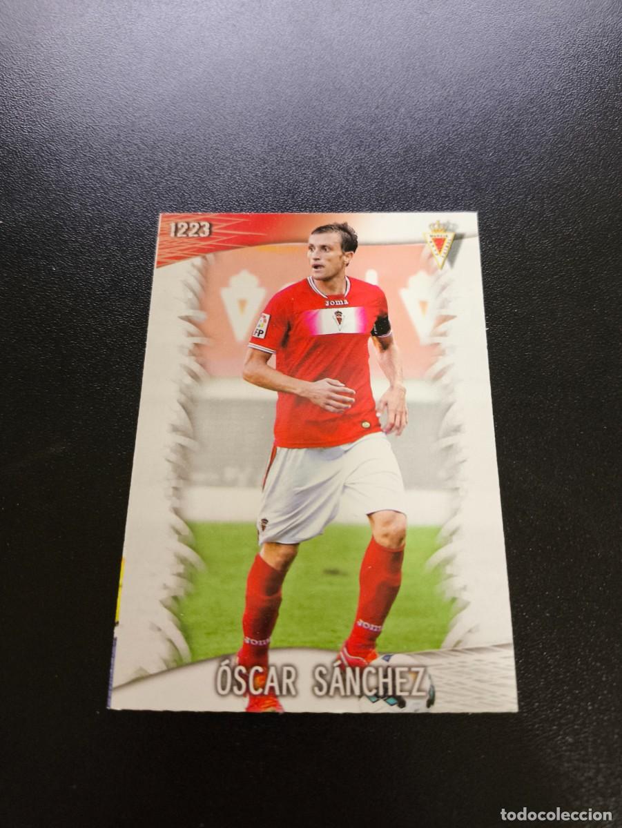 Cromos de F&uacute;tbol: 1223 &Oacute;scar S&aacute;nchez MURCIA ULTIMA HORA III MUNDICROMO LIGA 2013 2014 13 14 PLATINUM NO PANINI ESTE