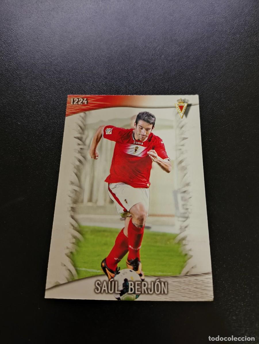 Cromos de F&uacute;tbol: 1224 Sa&uacute;l Berj&oacute;n MURCIA ULTIMA HORA III MUNDICROMO LIGA 2013 2014 13 14 PLATINUM NO PANINI ESTE