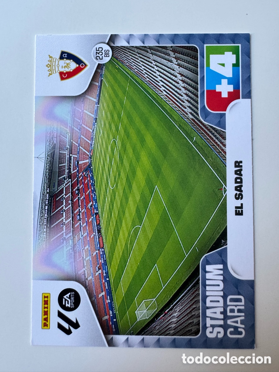 Football Stickers: PANINI ADRENALYN XL LIGA EA SPORTS 2025-2026 25-26 &ndash; ESTADIO N&ordm; 235 BIS &ndash; Estadio El Sadar