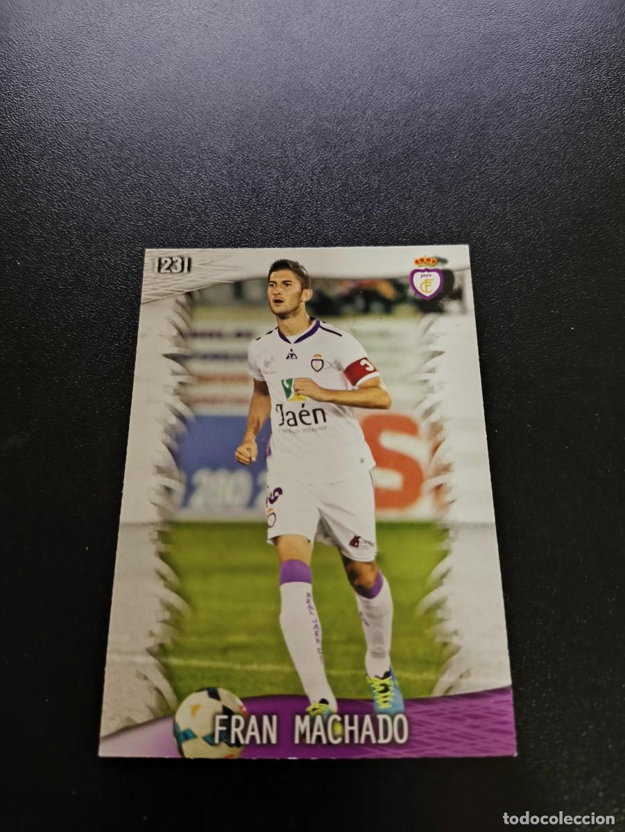 Cromos de Futebol: 1231 Fran Machado JAEN ULTIMA HORA III MUNDICROMO LIGA 2013 2014 13 14 PLATINUM NO PANINI ESTE