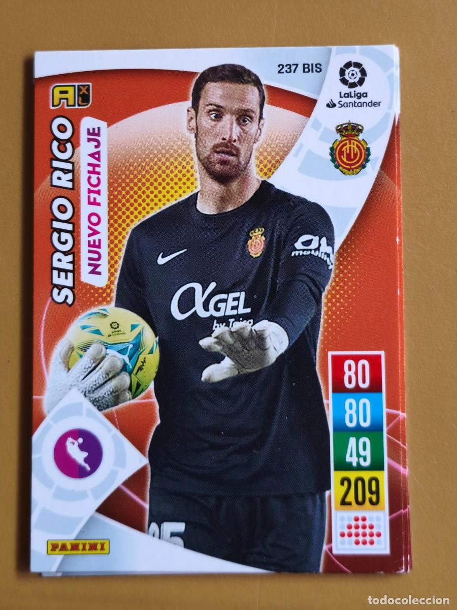Cromos de F&uacute;tbol: sergio rico, 2021 22 nuevo fichaje