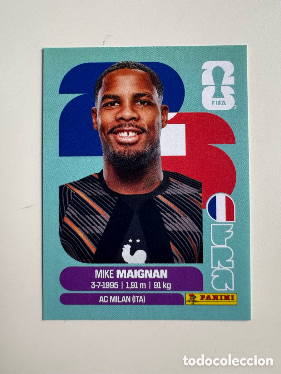 Cromos de F&uacute;tbol: FRANCE FRA MUNDIAL FIFA WORLD CUP 2026 STICKER PANINI FRA2 &ndash; Mike Maignan N&ordm; 2