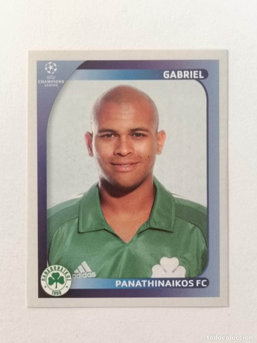 Football Stickers: #386 GABRIEL (PANATHINAIKOS) CHAMPIONS LEAGUE 2008/2009 PANINI