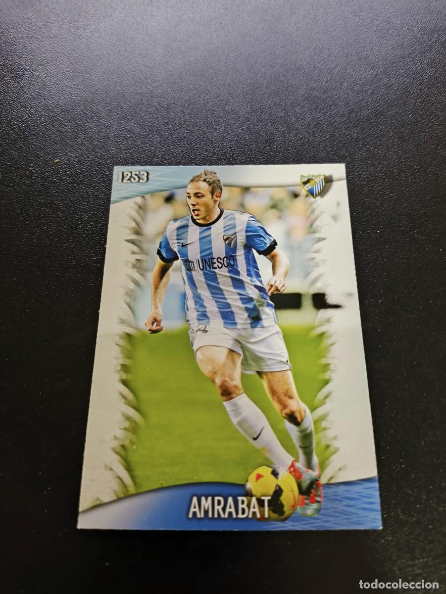 Football Stickers: 1253 Amrabat MALAGA ULTIMA HORA III MUNDICROMO LIGA 2013 2014 13 14 PLATINUM NO PANINI ESTE