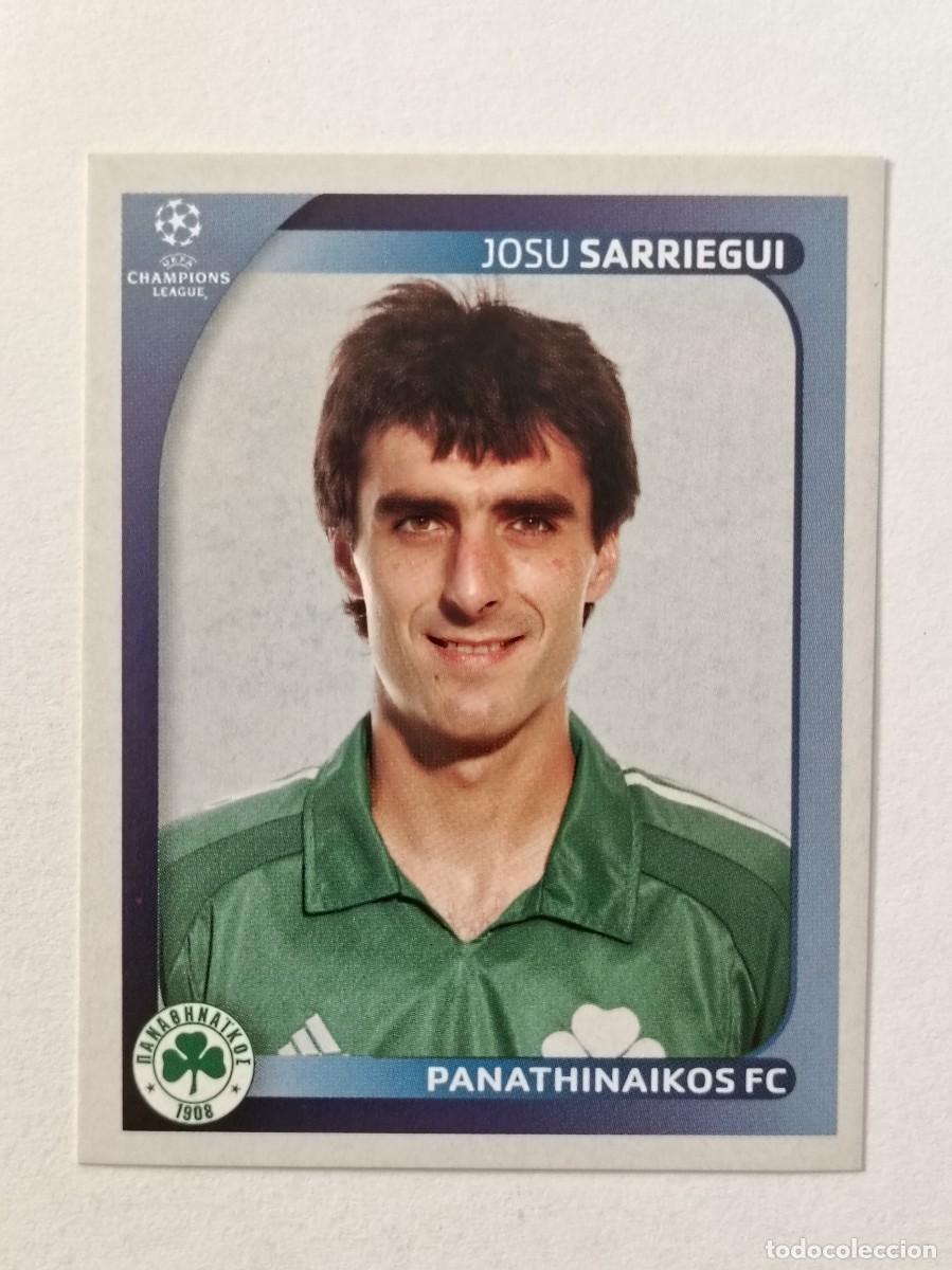 Football Stickers: #387 SARRIEGUI (PANATHINAIKOS) CHAMPIONS LEAGUE 2008/2009 PANINI