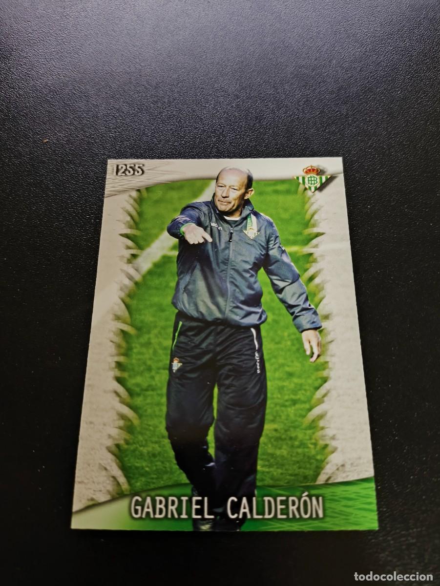 Football Stickers: 1255 Gabriel Calder&oacute;n BETIS ULTIMA HORA III MUNDICROMO LIGA 2013 2014 13 14 PLATINUM NO PANINI ESTE