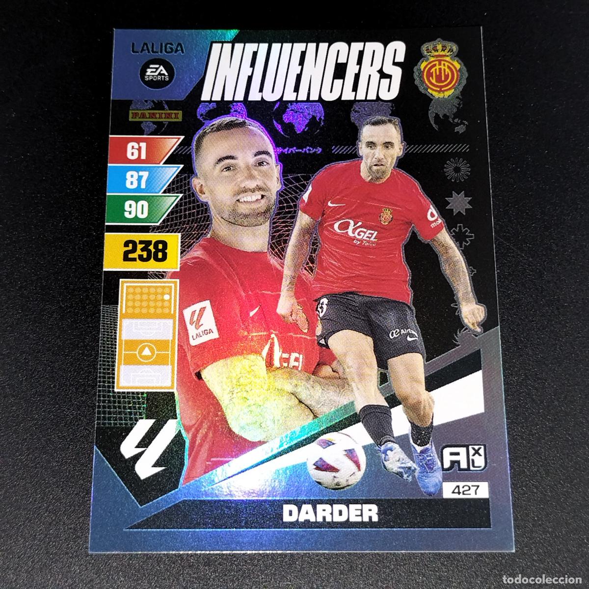 Football Stickers: 427 DARDER INFLUENCERS MALLORCA CROMOS ADRENALYN XL LALIGA CARD 2023 2024 23 214 PANINI