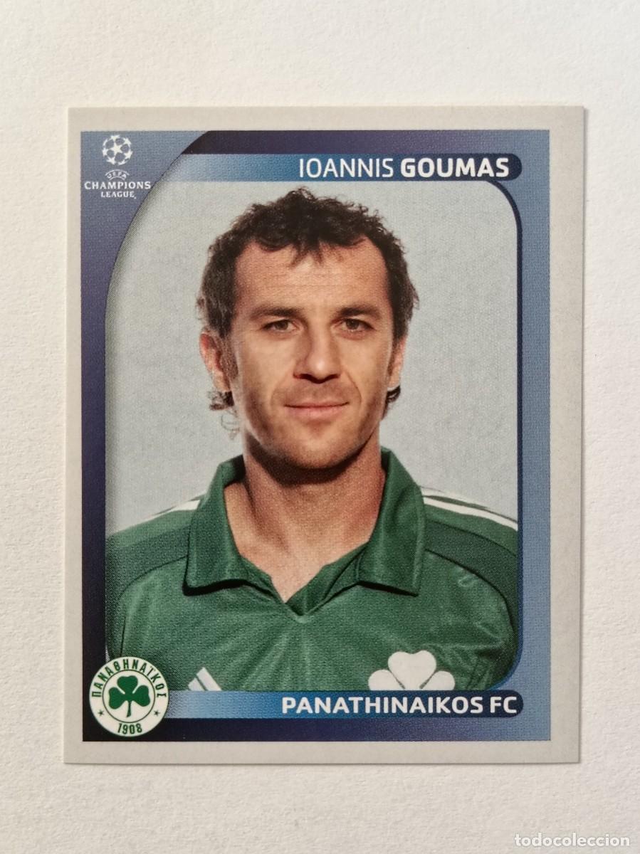 Cromos de F&uacute;tbol: #388 GOUMAS (PANATHINAIKOS) CHAMPIONS LEAGUE 2008/2009 PANINI