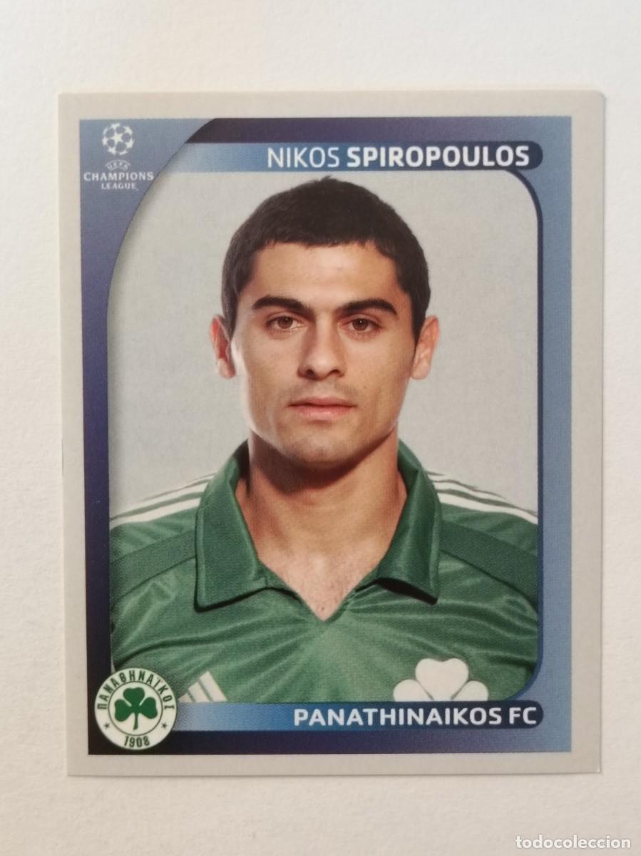 Cromos de F&uacute;tbol: #391 SPIROPOULOS (PANATHINAIKOS) CHAMPIONS LEAGUE 2008/2009 PANINI