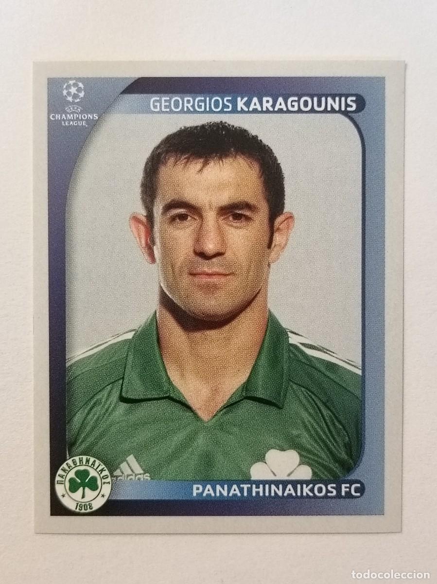 Cromos de Futebol: #394 KARAGOUNIS (PANATHINAIKOS) CHAMPIONS LEAGUE 2008/2009 PANINI