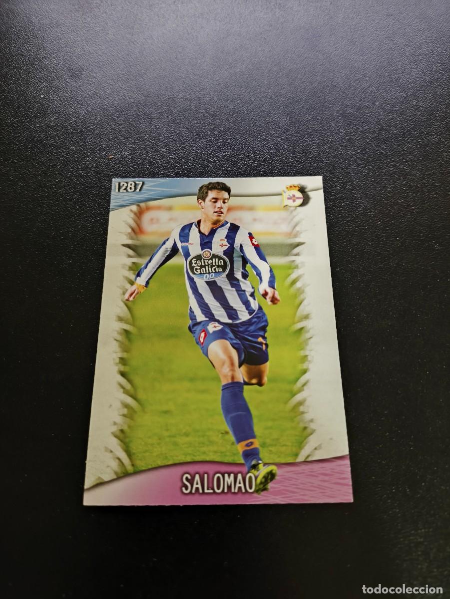 Cromos de Futebol: 1287 Salomao DEPORTIVO CORU&Ntilde;A ULTIMA HORA IV MUNDICROMO LIGA 2013 2014 13 14 PLATINUM NO PANINI ESTE
