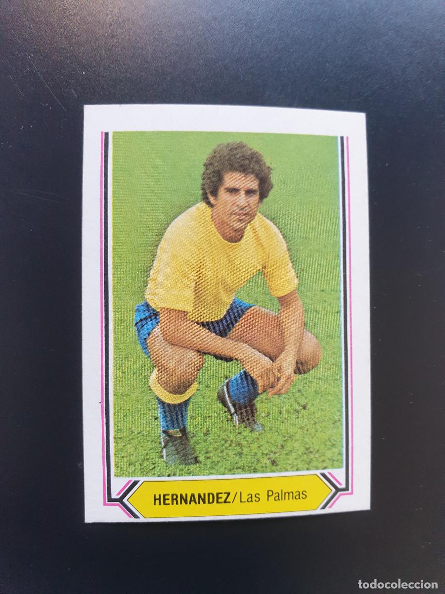 Fu&szlig;ball-Sticker: HERNANDEZ. LAS PALMAS. SIN PEGAR. EDICIONES ESTE 80/81, 1980/81, 1980/1981. PEDIDO MINIMO 3&euro;