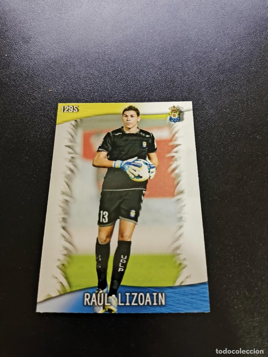 Football Stickers: 1295 Ra&uacute;l Lizoain LAS PALMAS ULTIMA HORA IV MUNDICROMO LIGA 2013 2014 13 14 PLATINUM O PANINI ESTE