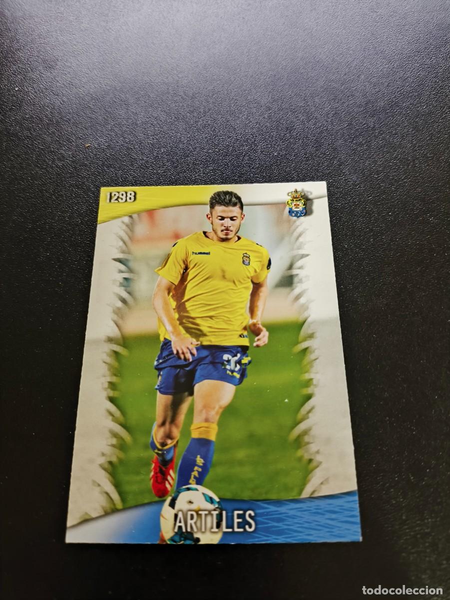 Fu&szlig;ball-Sticker: 1298 Artiles LAS PALMAS ULTIMA HORA IV MUNDICROMO LIGA 2013 2014 13 14 PLATINUM O PANINI ESTE