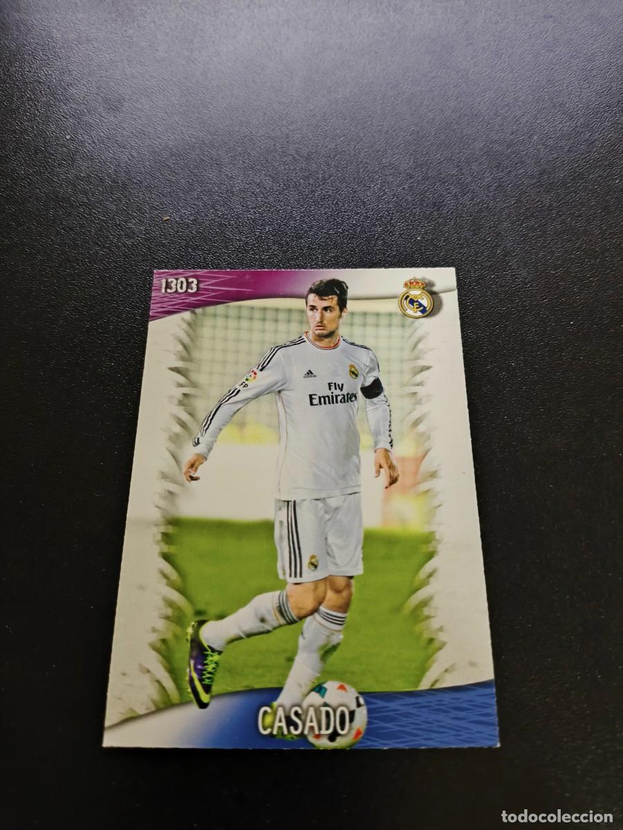 Fu&szlig;ball-Sticker: 1303 Casado REAL MADRID CASTIL ULTIMA HORA IV MUNDICROMO LIGA 2013 2014 13 14 PLATINUM O PANINI ESTE