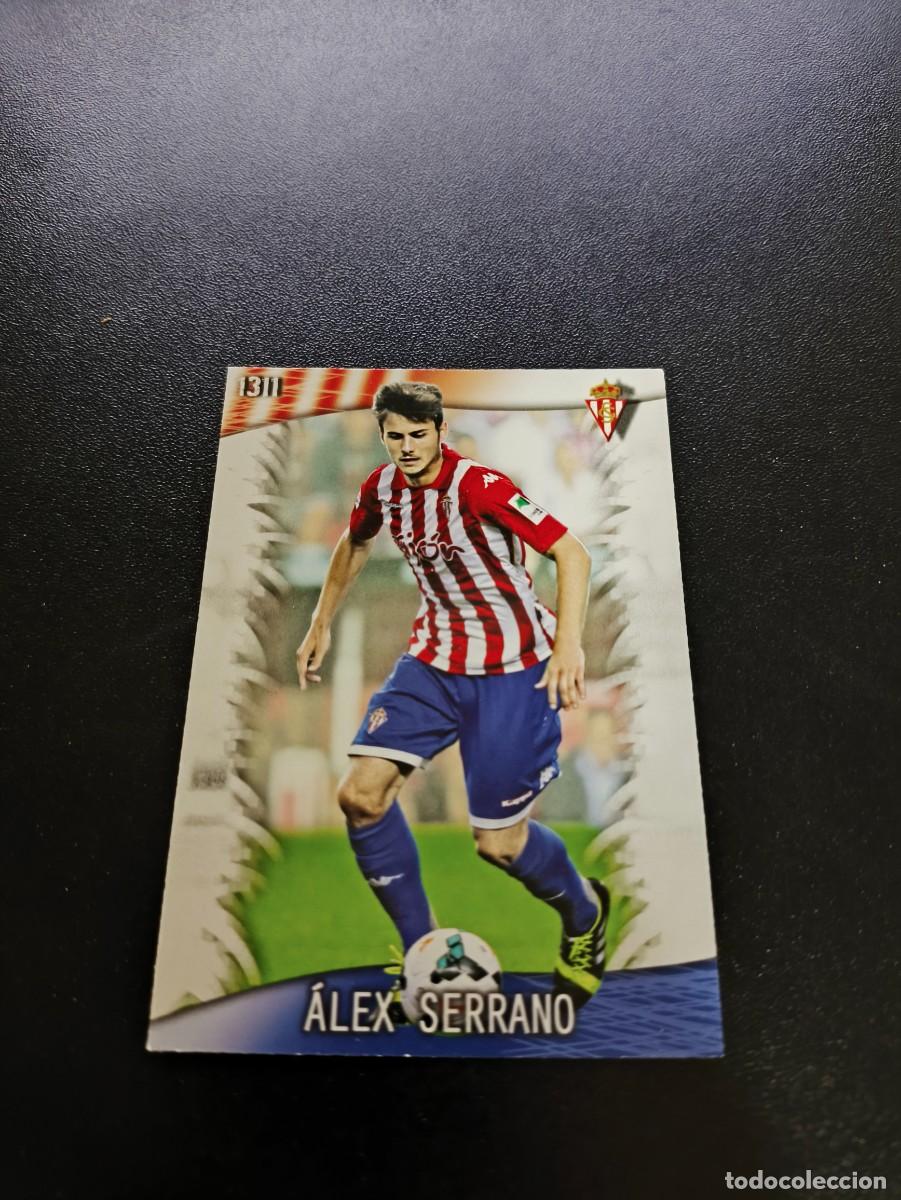 Cromos de F&uacute;tbol: 1311 &Aacute;lex Serrano SPORTING GIJON ULTIMA HORA V MUNDICROMO LIGA 2013 2014 13 14 PLATINUM PANINI ESTE