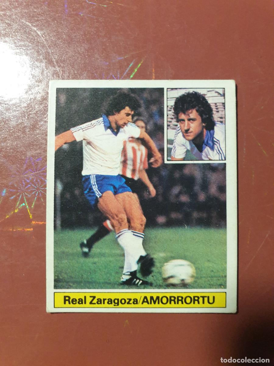 Cartes &agrave; collectionner de Football: AMORRORTU. ZARAGOZA. SIN PEGAR. ESTE 81/82, 1981/82, 1981/1982. PEDIDO MINIMO 3&euro;
