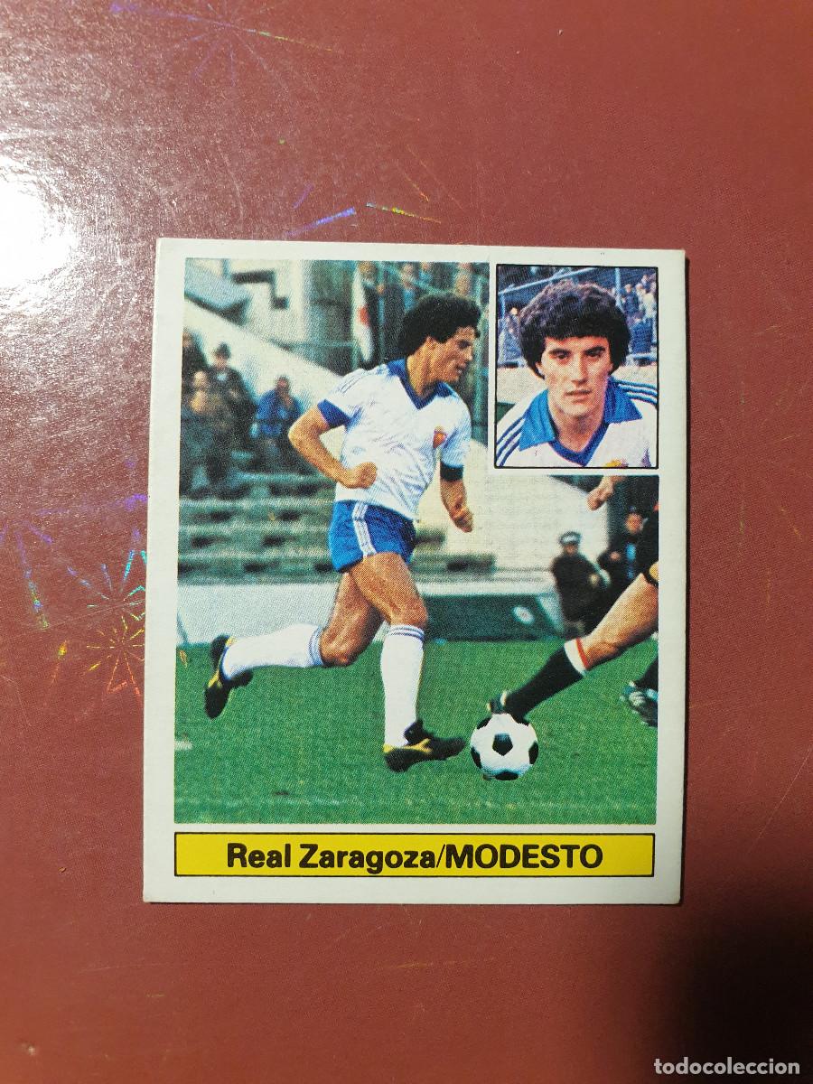 Cartes &agrave; collectionner de Football: MODESTO. ZARAGOZA. SIN PEGAR. ESTE 81/82, 1981/82, 1981/1982. PEDIDO MINIMO 3&euro;