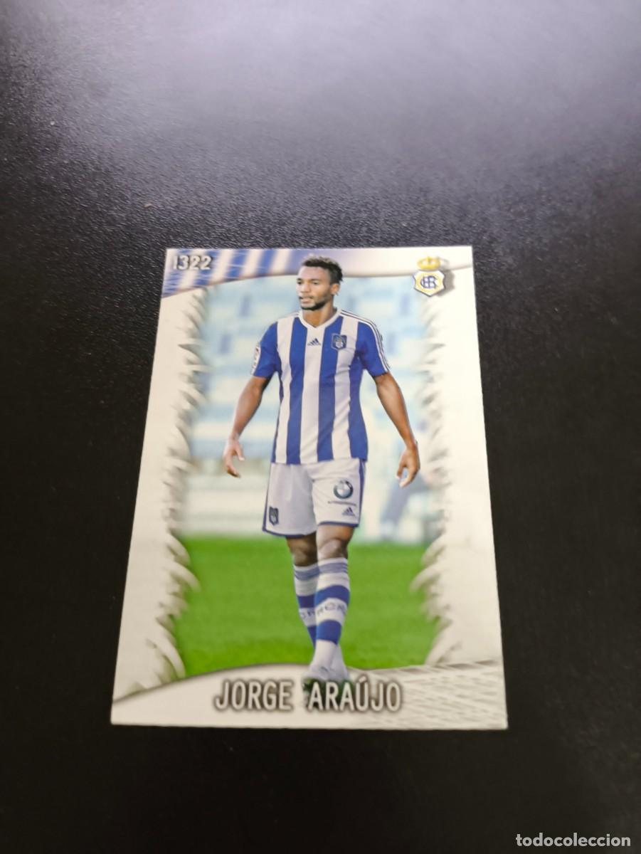 Cartes &agrave; collectionner de Football: 1322 Jorge Ara&uacute;jo RECREATIVO ULTIMA HORA V MUNDICROMO LIGA 2013 2014 13 14 PLATINUM PANINI ESTE