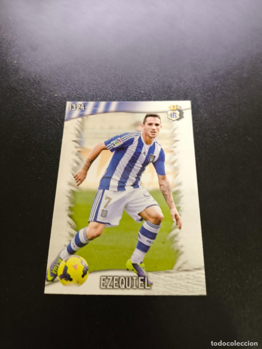 Cromos de Futebol: 1324 Ezequiel RECREATIVO ULTIMA HORA V MUNDICROMO LIGA 2013 2014 13 14 PLATINUM PANINI ESTE