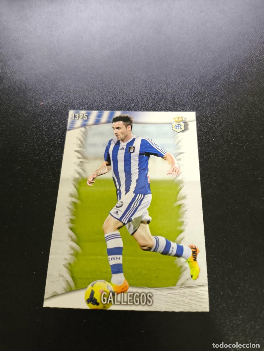 Cromos de F&uacute;tbol: 1325 Gallegos RECREATIVO ULTIMA HORA V MUNDICROMO LIGA 2013 2014 13 14 PLATINUM PANINI ESTE