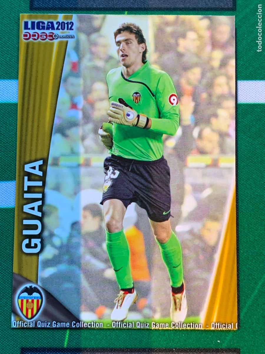 Cromos de Futebol: 59 Guaita Valencia Base card FICHAS LIGA MUNDICROMO 2011 2012 11 12