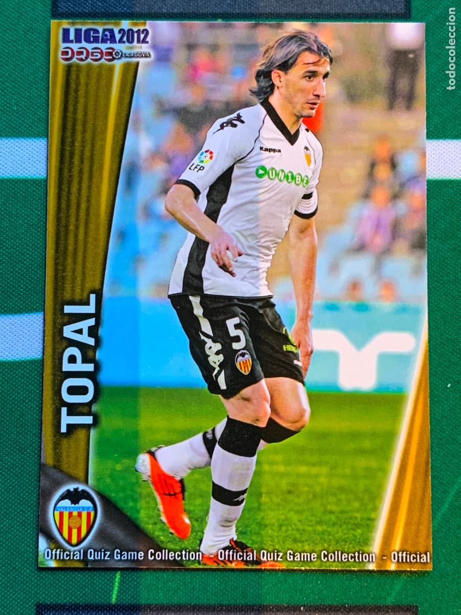 Cromos de Futebol: 68 Topal Valencia Base card FICHAS LIGA MUNDICROMO 2011 2012 11 12