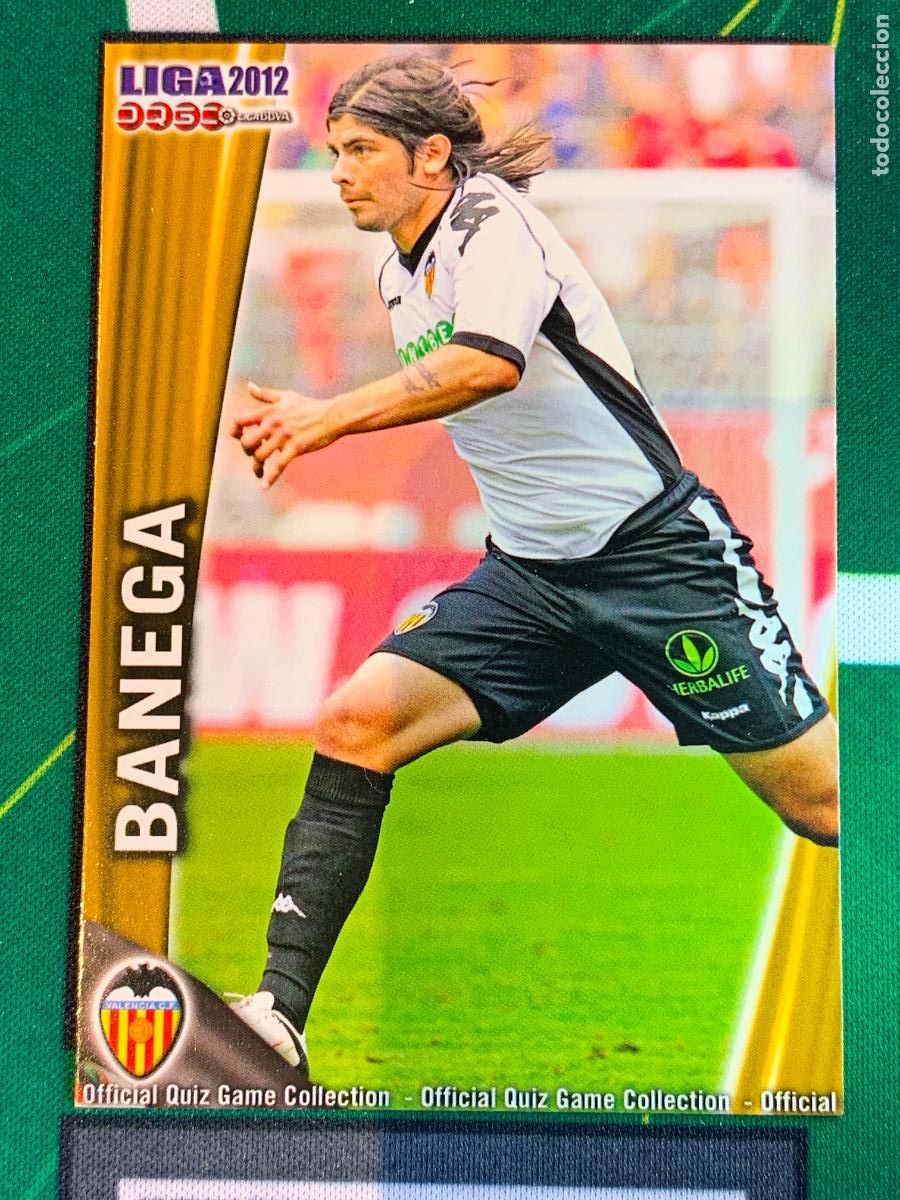 Cromos de Futebol: 70 Banega Valencia Base card FICHAS LIGA MUNDICROMO 2011 2012 11 12