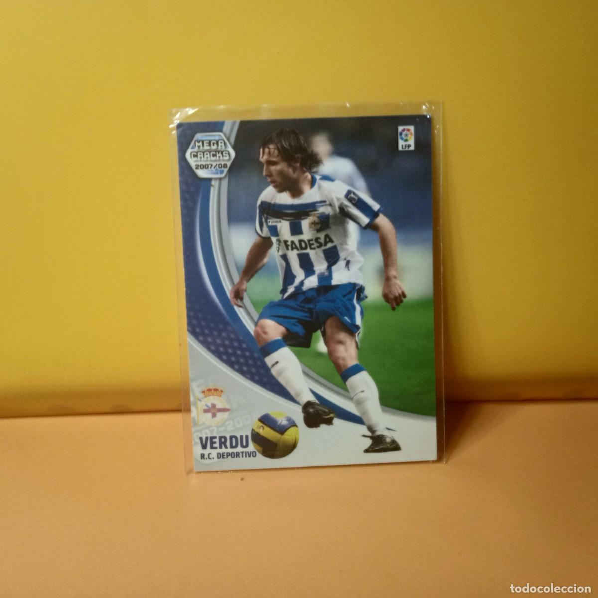 Cromos de F&uacute;tbol: MEGACRACKS 2007 2008 07 08 DEPORTIVO LA CORU&Ntilde;A VERDU 101