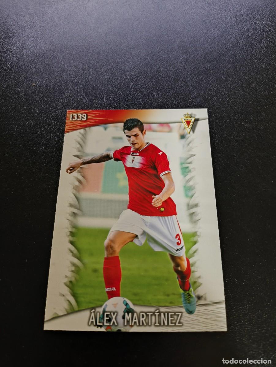 Cromos de F&uacute;tbol: 1339 &Aacute;lex Mart&iacute;nez MURCIA ULTIMA HORA V MUNDICROMO LIGA 2013 2014 13 14 PLATINUM PANINI ESTE