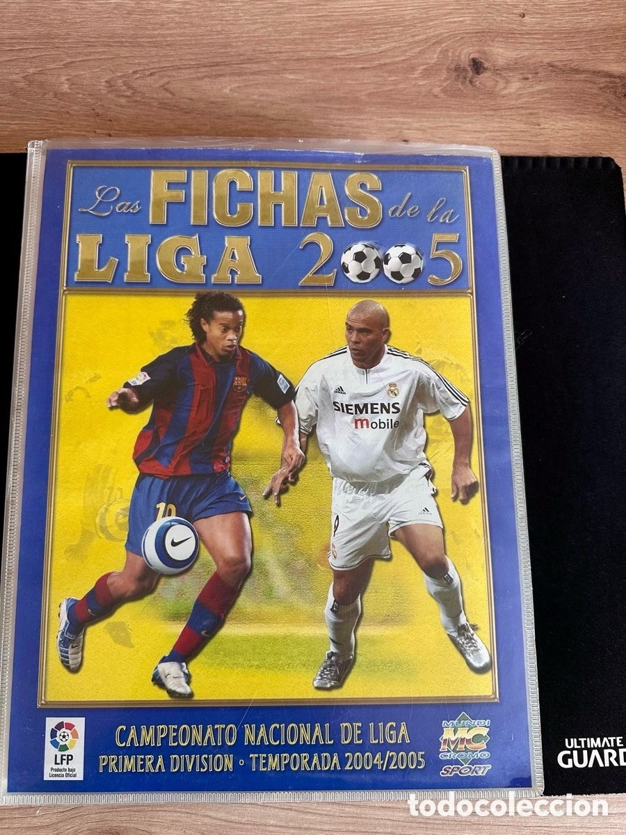Cromos de F&uacute;tbol: &Aacute;LBUM FICHAS DE LA LIGA 2005. INCLUYE MESSI Y RAMOS