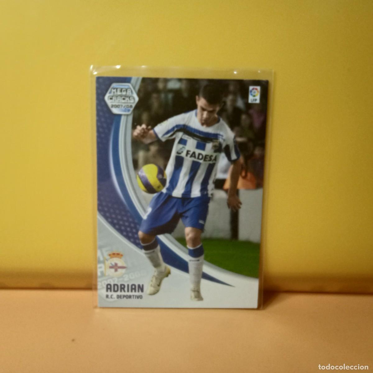 Cromos de F&uacute;tbol: MEGACRACKS 2007 2008 07 08 DEPORTIVO LA CORU&Ntilde;A ADRIAN 108