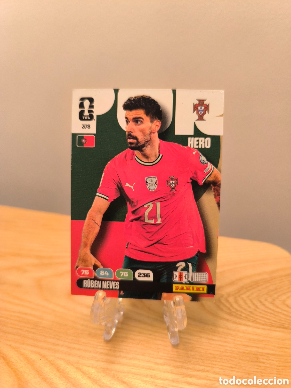 Cromos de F&uacute;tbol: Rub&eacute;n Neves Adrenalyn 2026 n&deg;378 Portugal