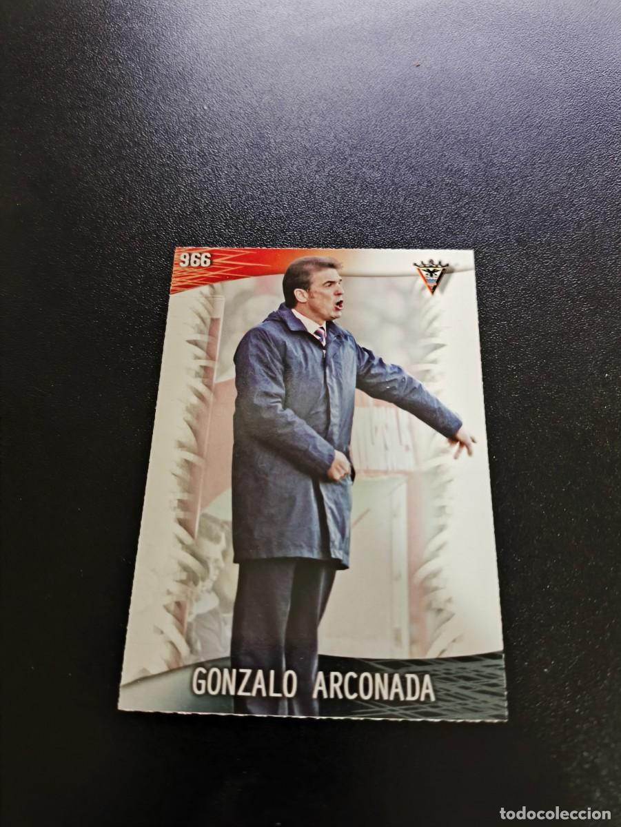 Cromos de F&uacute;tbol: 966 Gonzalo Arconada MIRANDES MUNDICROMO LIGA 2013 2014 13 14 PLATINUM PANINI ESTE