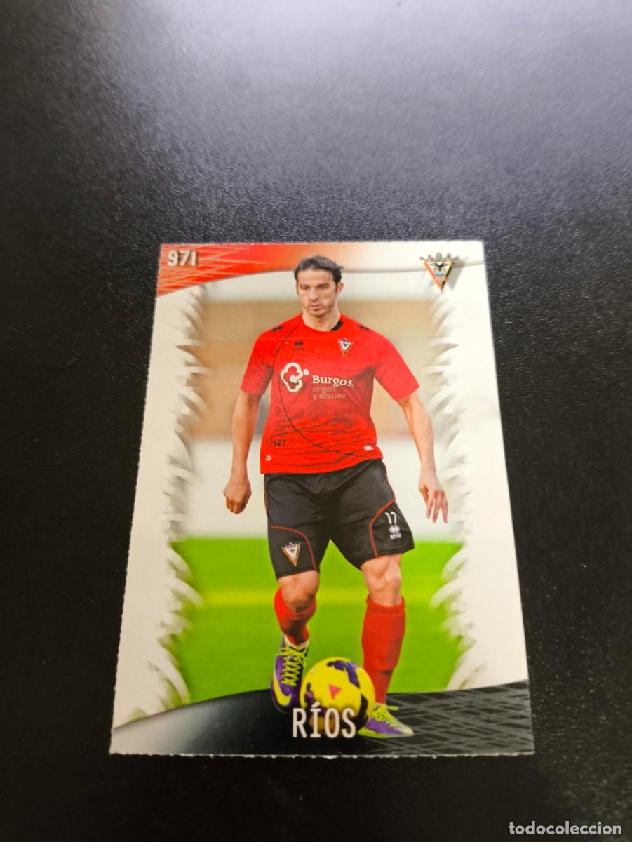 Cromos de F&uacute;tbol: 971 R&iacute;os MIRANDES MUNDICROMO LIGA 2013 2014 13 14 PLATINUM PANINI ESTE