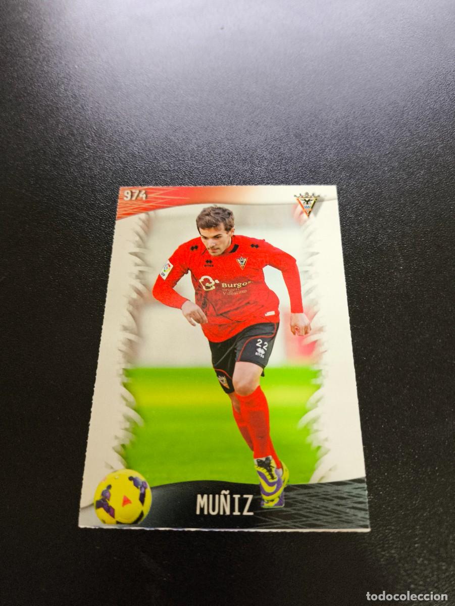 Cromos de F&uacute;tbol: 974 Mu&ntilde;iz MIRANDES MUNDICROMO LIGA 2013 2014 13 14 PLATINUM PANINI ESTE