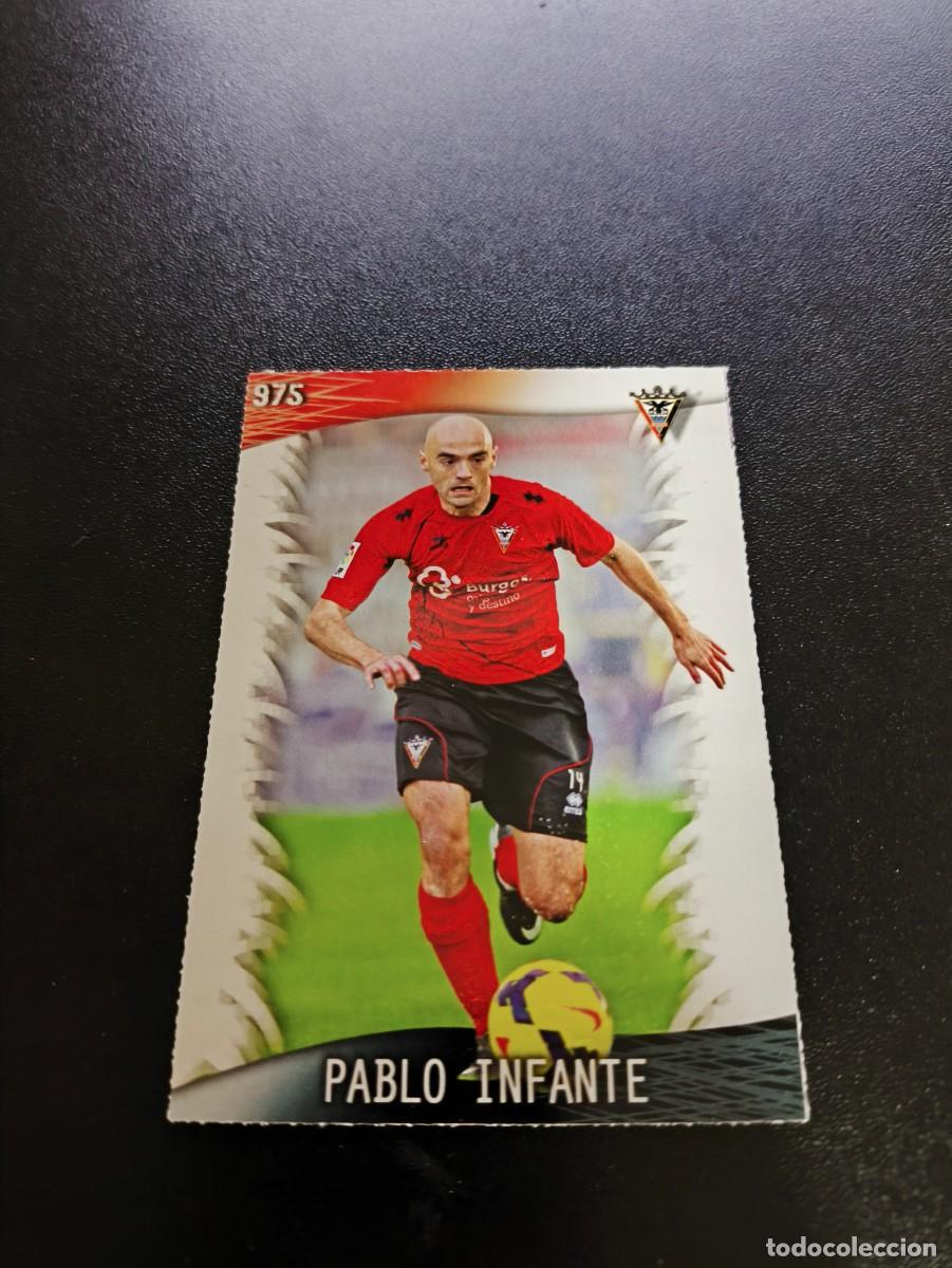 Cromos de F&uacute;tbol: 975 Pablo Infante MIRANDES MUNDICROMO LIGA 2013 2014 13 14 PLATINUM PANINI ESTE